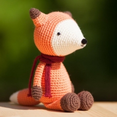 Leo the fox  amigurumi pattern by Diminu