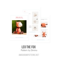 Leo the fox  amigurumi pattern by Diminu