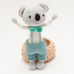 Lucas the koala amigurumi pattern by Diminu