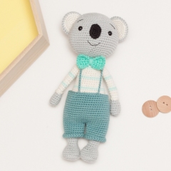 Lucas the koala amigurumi pattern by Diminu