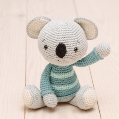 Mofli the koala amigurumi pattern by Diminu