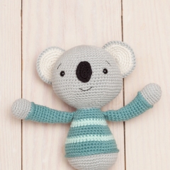 Mofli the koala amigurumi pattern by Diminu