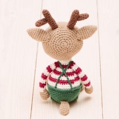 Rudolf the little reindeer amigurumi by Diminu