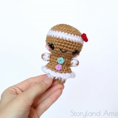 Baby Gingerbread Twins amigurumi pattern by Storyland Amis