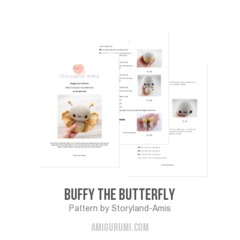 Buffy the Butterfly amigurumi pattern by Storyland Amis