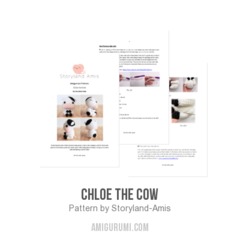 Chloe the Cow amigurumi pattern by Storyland Amis