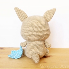 Cuddle-Sized Andy the Aardvark amigurumi pattern by Storyland Amis