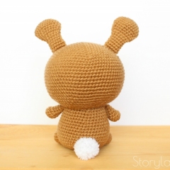 Cuddle-Sized Mocha the Bunny amigurumi pattern by Storyland Amis