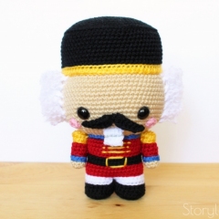 Cuddle-Sized Nutcracker amigurumi pattern by Storyland Amis