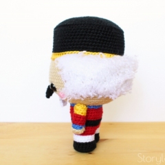 Cuddle-Sized Nutcracker amigurumi by Storyland Amis