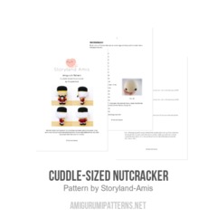 Cuddle-Sized Nutcracker amigurumi pattern by Storyland Amis