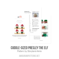 Cuddle-Sized Presley the Elf amigurumi pattern by Storyland Amis