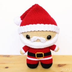 Cuddle-Sized Santa Claus amigurumi pattern by Storyland Amis