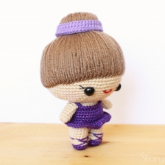 Cuddle-Sized Sugar Plum Fairy amigurumi by Storyland Amis