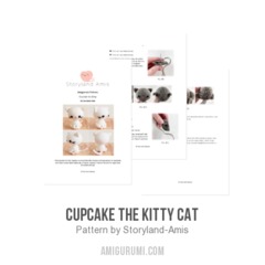 Cupcake the Kitty Cat amigurumi pattern by Storyland Amis