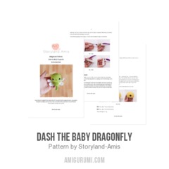Dash the Baby Dragonfly amigurumi pattern by Storyland Amis