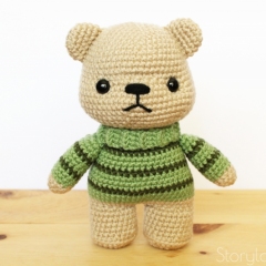 Edmond the Cozy Teddy Bear amigurumi pattern by Storyland Amis