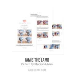Jamie the Lamb amigurumi pattern by Storyland Amis