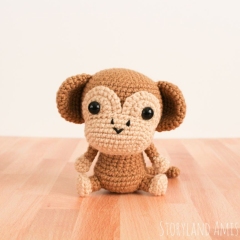 Michael the Monkey amigurumi pattern by Storyland Amis