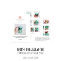 Mochi the Jellyfish amigurumi pattern by Storyland Amis