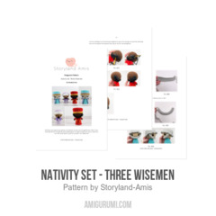 Nativity Set - Three Wisemen amigurumi pattern by Storyland Amis