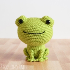 Ribbert the Frog amigurumi by Storyland Amis