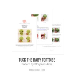 Tuck the Baby Tortoise amigurumi pattern by Storyland Amis