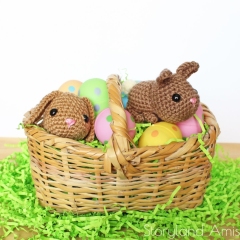 Walter and Theodore the Baby Bunnies amigurumi by Storyland Amis