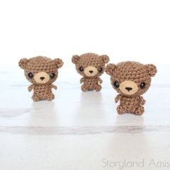 Winston the Baby Bear amigurumi pattern by Storyland Amis