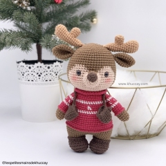 Bertie the Deer amigurumi pattern by Khuc Cay