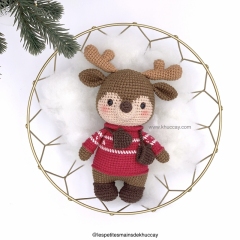 Bertie the Deer amigurumi pattern by Khuc Cay