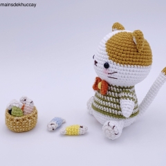 Billy the cat amigurumi pattern by Khuc Cay