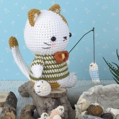Billy the cat amigurumi pattern by Khuc Cay