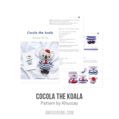 Cocola the koala amigurumi pattern by Khuc Cay