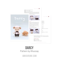 Darcy amigurumi pattern by Khuc Cay