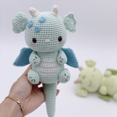 Devon and Devin the dragons amigurumi pattern by Khuc Cay