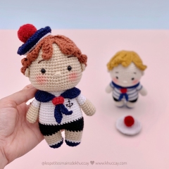 Jamie and Jack the Sailors amigurumi by Khuc Cay