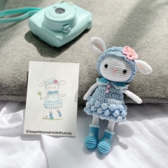 Lily the lamb amigurumi pattern by Khuc Cay