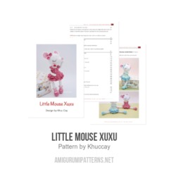 Little Mouse Xuxu amigurumi pattern by Khuc Cay