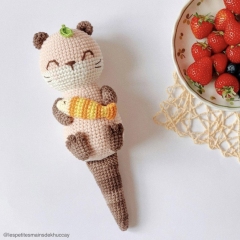 Lulu the otter amigurumi pattern by Khuc Cay