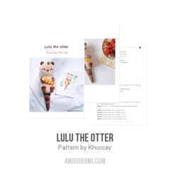 Lulu the otter amigurumi pattern by Khuc Cay