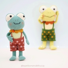 Patrick the frog amigurumi pattern by Khuc Cay