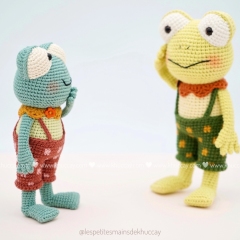 Patrick the frog amigurumi by Khuc Cay