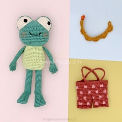 Patrick the frog amigurumi pattern by Khuc Cay