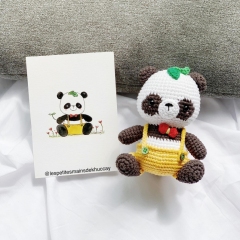 Peter the panda amigurumi pattern by Khuc Cay