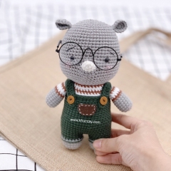 Renaud The Rhino amigurumi by Khuc Cay