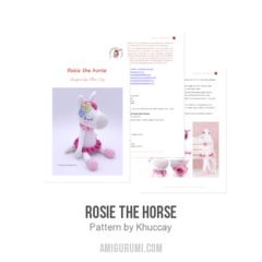 Rosie the horse amigurumi pattern by Khuc Cay