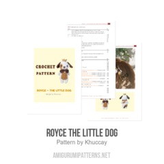 Royce the little dog amigurumi pattern by Khuc Cay