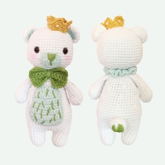 Rupert the little bear amigurumi pattern by Khuc Cay