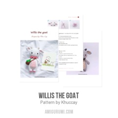 Willis the Goat amigurumi pattern by Khuc Cay